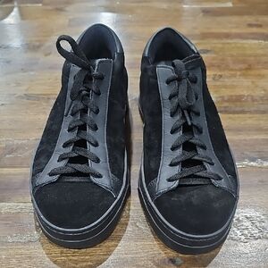 P448 Black Suede Jack Sneaker
